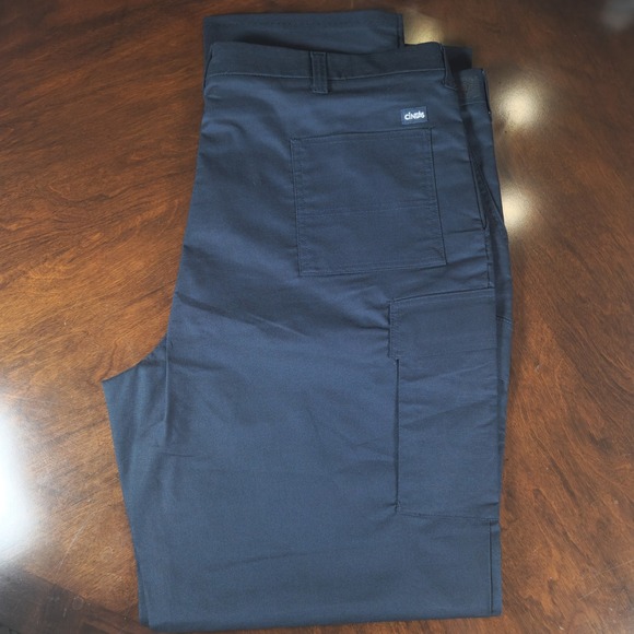 Cintas Comfort Flex Pro Navy Blue Cargo Pants Workwear Size 46x36 NWT - Picture 2 of 8